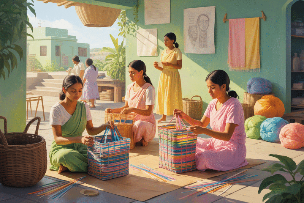 From Trash to Transformation: How EcoKaari is Weaving Hope from Plastic Waste