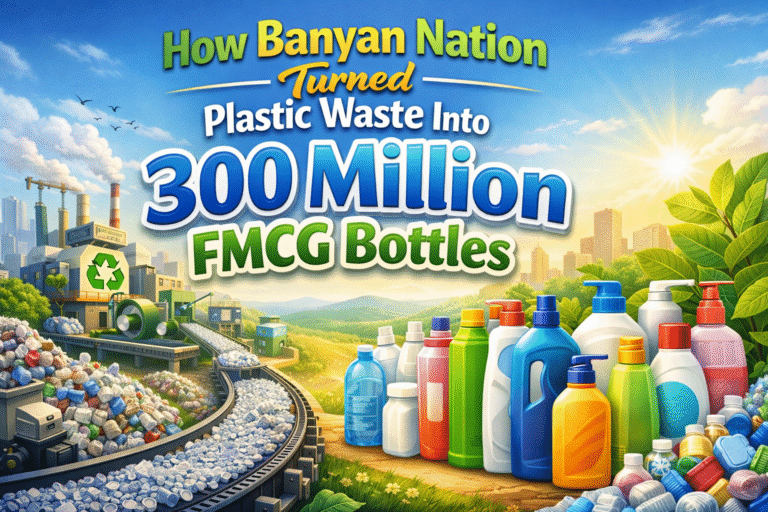 How Banyan Nation Turned Plastic Waste Into 300 Million FMCG Bottles