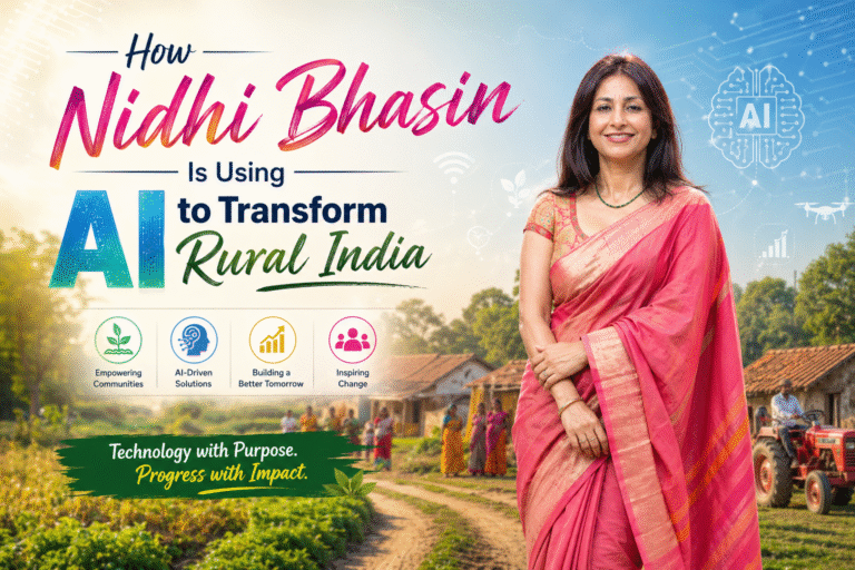 How Nidhi Bhasin Is Using AI to Transform Rural India